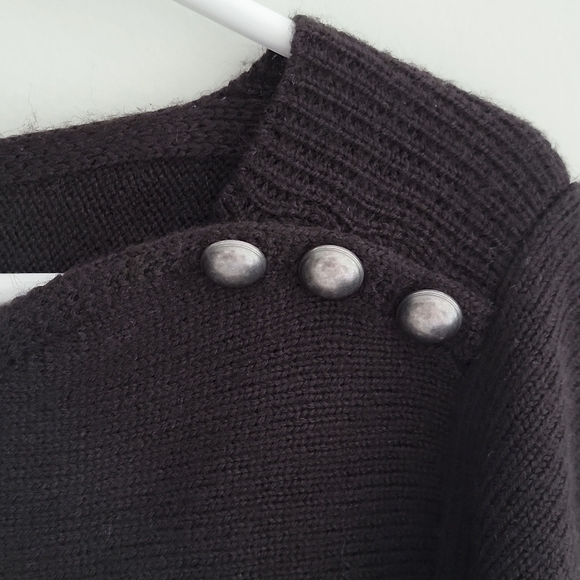 CHRISTOPHER&BANKS Black Boatneck Sweater - Picture 5 of 9